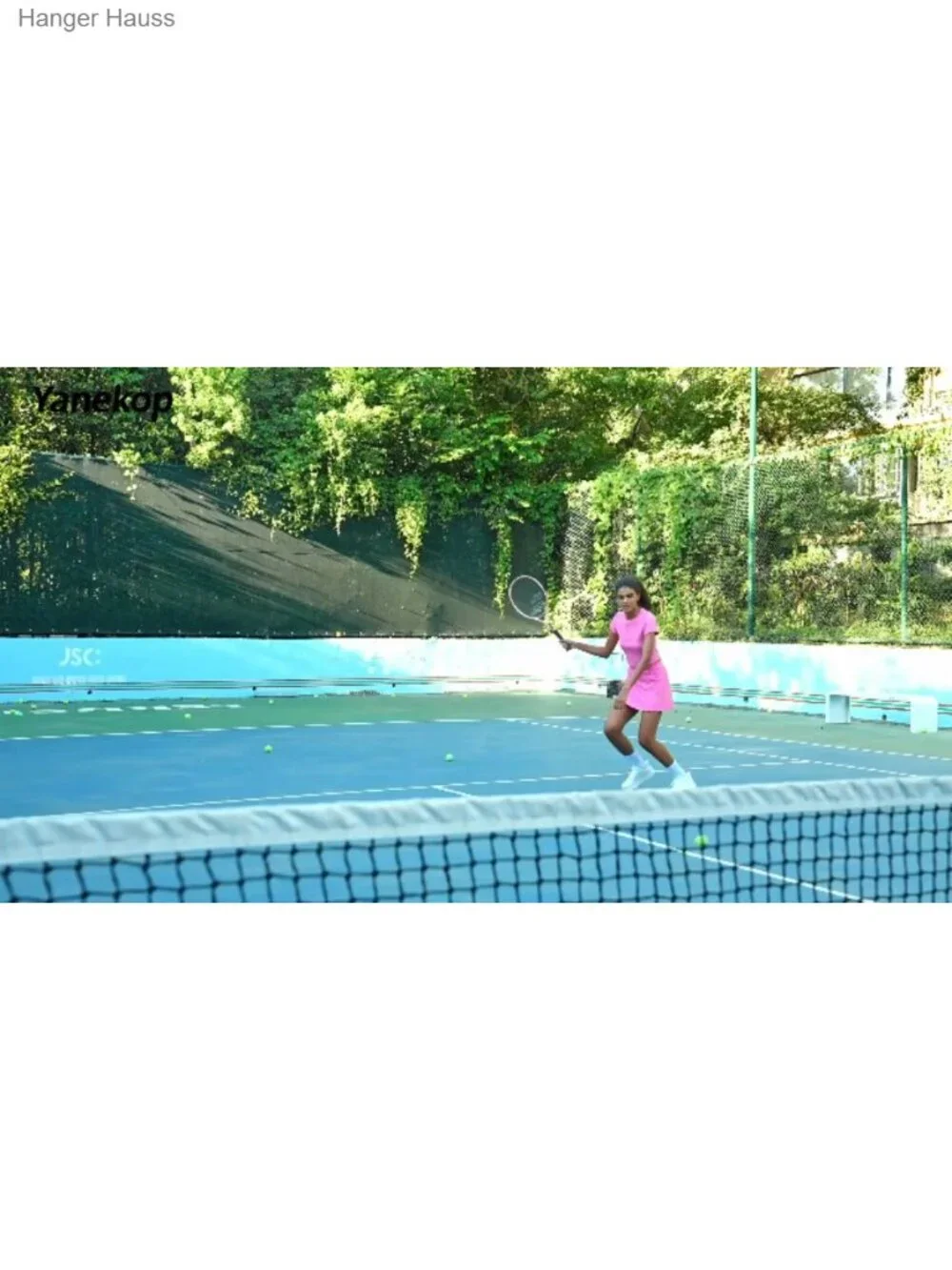 Women's 2 Piece Tennis Skirt Set Athletic Skort with Pockets